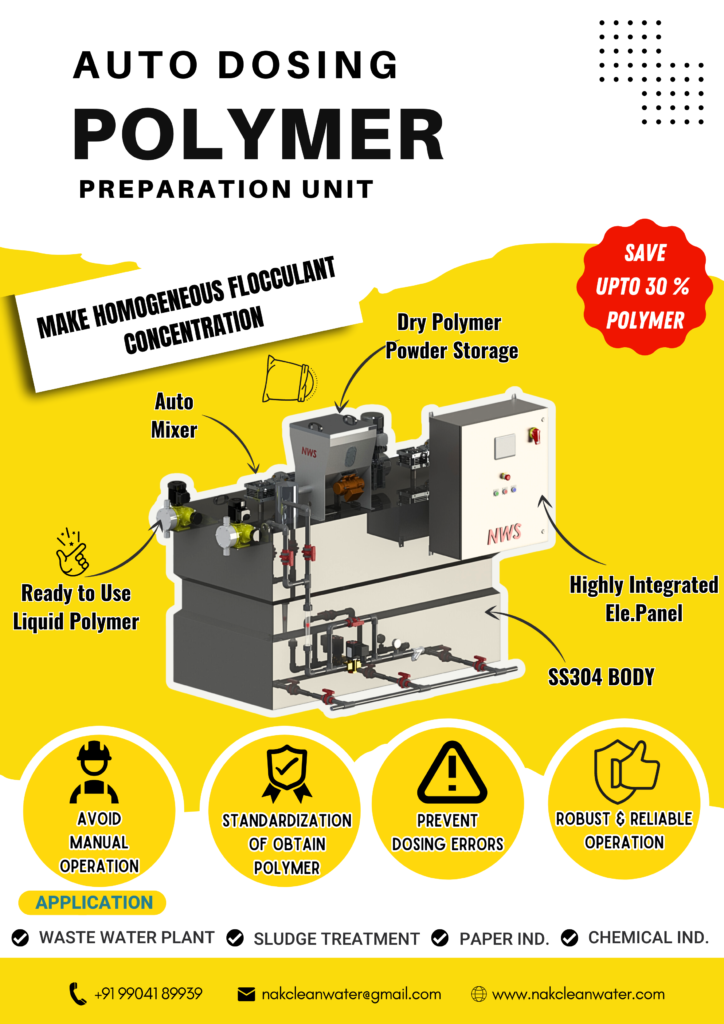 Auto polymer dosing system